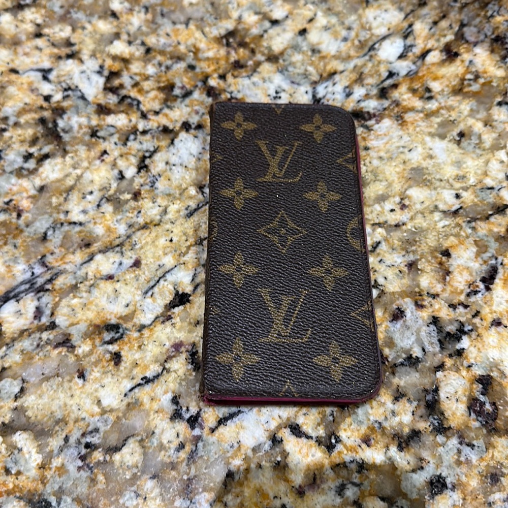 Louis Vuitton iPhone X folio case